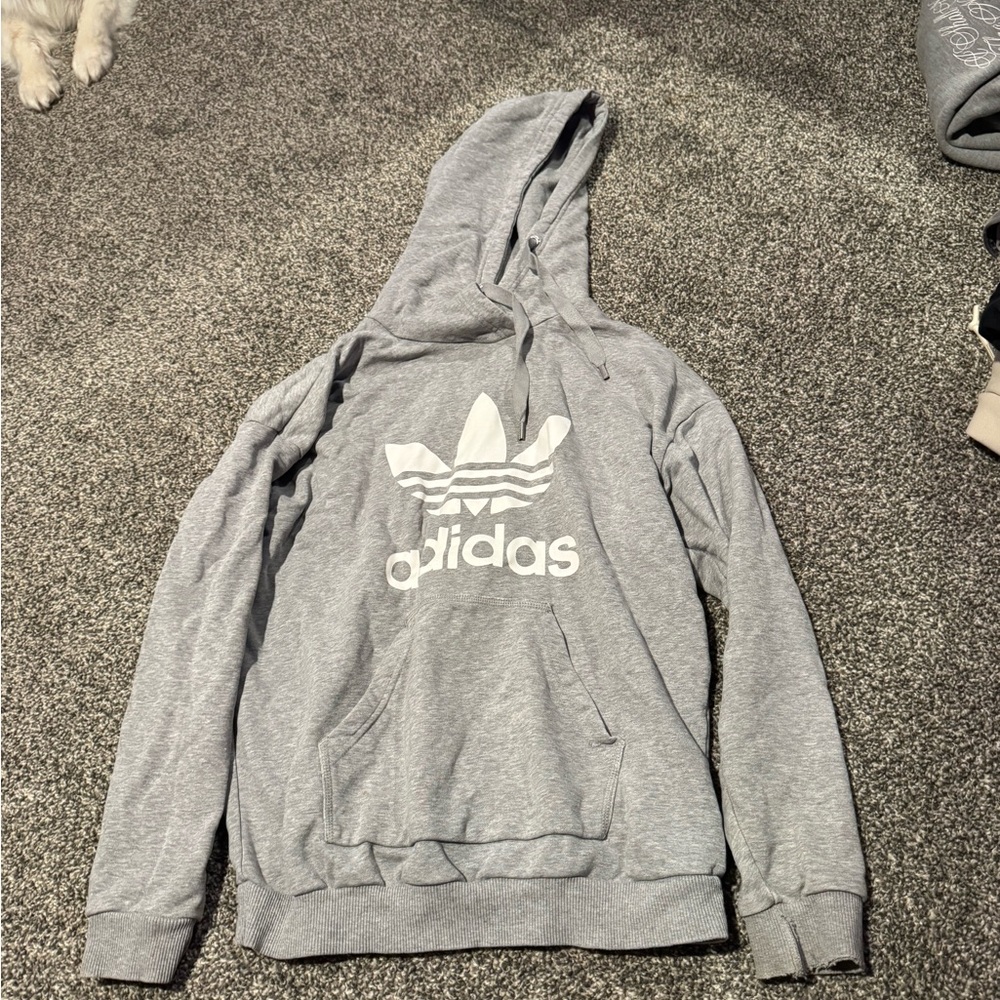 Adidas Heather Gray Sweatshirt